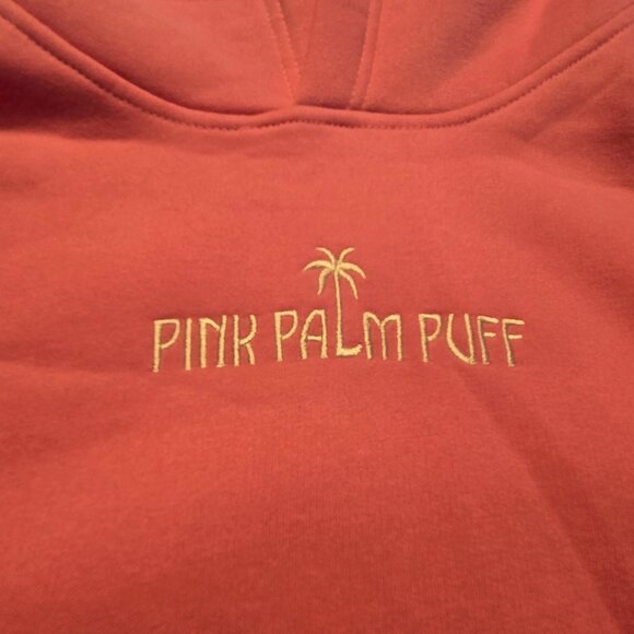 Pink Palm Puff Classic Puff Hoodie in Raspberry - Size Large - BNWT - Picture 4 of 9